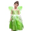 IWEMEK Costume de fée pour fille - Tutu multicouche - Robe de princesse + ailes de papillon - Costume dHalloween, de carnava