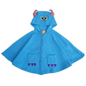 CosplayStudio Cape à capuche Monster Sullivan pour enfant - Bleu - Taille : 120 cm