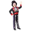 amscan Dotd Costume dHalloween pour garçon Motif Jour des morts 4-6 ans