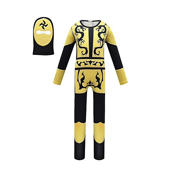 Updayday Costume de Cosplay Ninja guerrier Ninja déguisement enfants dessin animé Cosplay tenue pour Halloween enfants Cospla