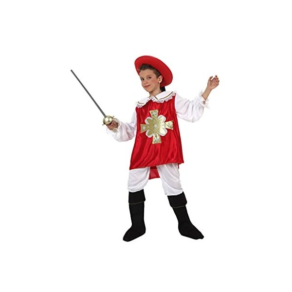 Atosa – Costume de mousquetaire pour enfant taille 10 – 12 ans