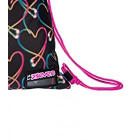 SAKKY BAG Seven YOURSELF GIRL, Noir, Taglia unica, Décontracté