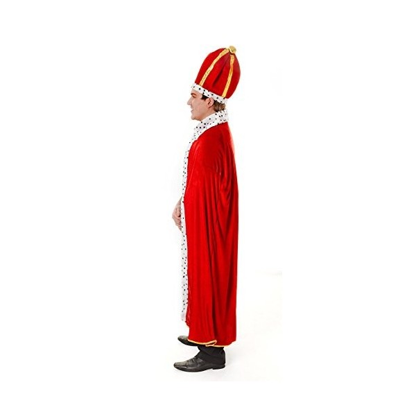 Bristol Novelty- King Ac733 Robe et Chapeau de Roi, Multicolore, 42-44-Inch