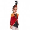 FEESHOW Enfant Fille Robe de Princesse Acrobate Déguisement Costume Clown Sorcière Cirque Tutu Robe Brillant de Soirée Fête C