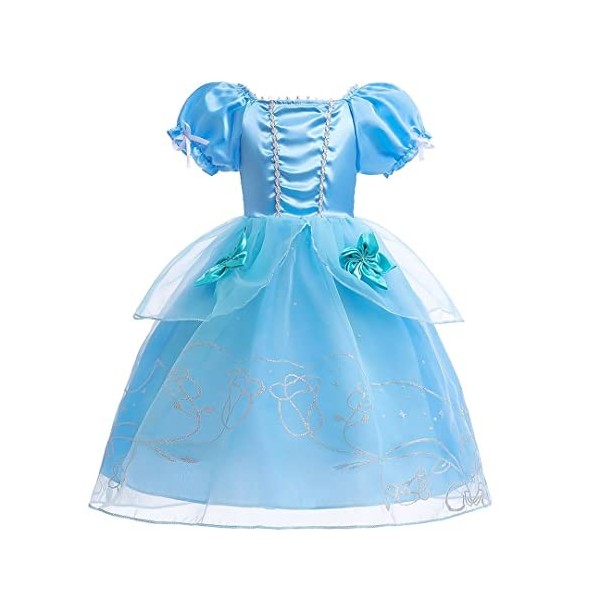 Robe Cendrillon pour filles, déguisement de princesse dHalloween pour filles, enfants et tout-petits, anniversaire, fête, fo
