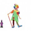 Atosa - 6748 - Costume - Déguisement Fille Clown - Taille 2