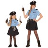 "POLICE OFFICER" shirt, skirt, belt, hat - 158 cm / 11-13 Years 