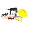 Ramiz Jeu dImitation - Set de Outils Enfant, Jouet Outils avec Perceuse et Casque pour Enfants