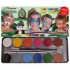 Eulenspiegel 212226 Coffret de Maquillage en métal Motif Carnaval des Animaux 15 pièces