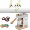 Jouéco Machine à Café en Bois avec Accessoire, 80058, Moyen