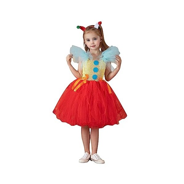 Xiaojiu DéGuisement Enfant Fille Deguisement Enfant Sorciere,Robe 2 Ans Robe Noel Fille 4 Ans Déguisement Militaire Enfant Ju