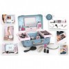 Smoby - My Beauty Vanity - Valise Beauté pour Enfant - Coiffure + Onglerie + Maquillage - 13 Accessoires - 320148 Bleu 760032