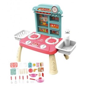 Sharplace Jouets dévier de Cuisine, Robinet de Travail et Vaisselle, Ensemble de Jeu de Cuisine, Lavage, Jouet avec Eau Cour