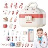 Ensemble de jeu de médecins pour | Jouer au docteur pour les ,Kit de docteur pour tout-petits, ensemble de jeu de docteur, jo