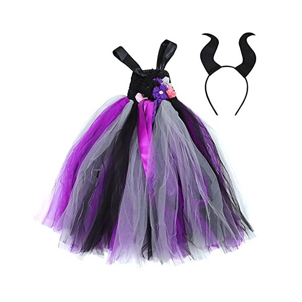 SOIMISS 1 Jeu Robe Jupe Dhalloween Bandeau Déguisement Dhalloween Bandeau En Corne De Boeuf Bandeau Dhalloween Accessoires