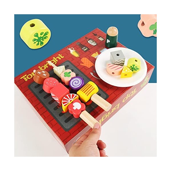 cypreason jeu barbecue pour enfants | Jeu interactif Outils barbecue | Maison jeu en bois, barbecue, cuisine, jeu, kit dacce