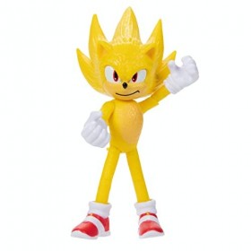 Sonic The Hedgehog 2 Movie - 41497 - Figurine articulée 10cm - Personnage Super avec émeraude