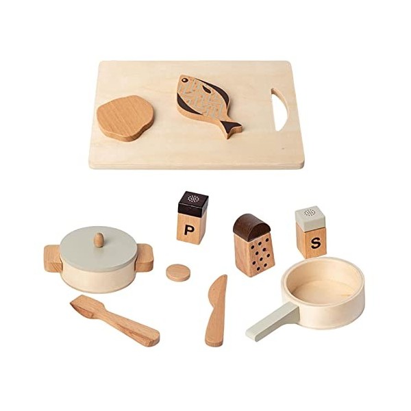 Generico Jeu de Cuisine Pretend Toy Mini Kitchen Cooking pour Enfants à Partir de 3 Ans et Tout-Petits