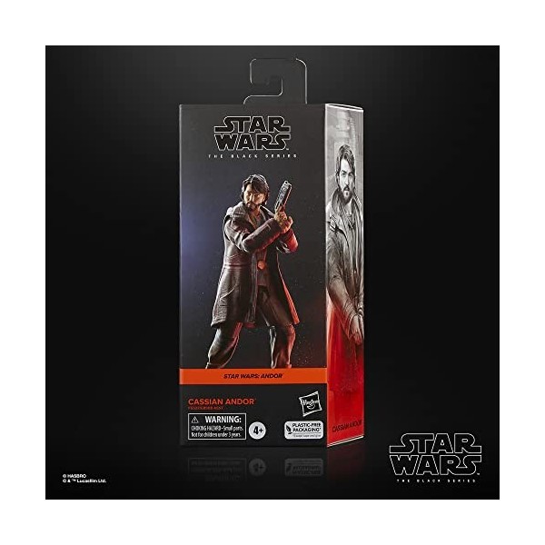 Star Wars Hasbro The Black Series, Cassian Andor, Figurine de Collection 15 cm, Wars : à partir 4 Ans, F5527