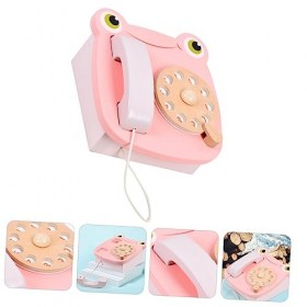 Toyvian Grenouille Téléphone Jeu De Rôle Jouets Pour Enfants Telefono De Juguete Para Niñas Jouets Éducatifs Pour Enfants Jou