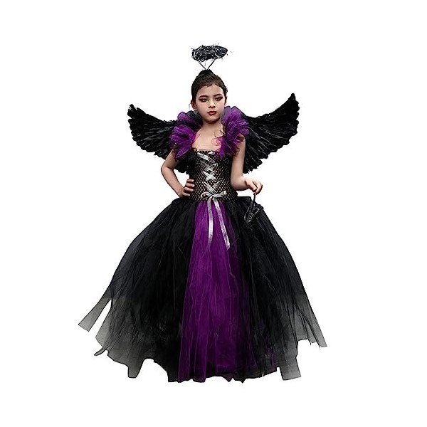 Xiaojiu DéGuisement Enfant Fille Deguisement Pirate Fille,Déguisement Halloween Enfant 3 Ans Robe Noel Fille 3 Ans Déguisemen