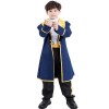 Costume de Bête Garçons Prince Halloween Déguisement Fantaisie Veste de Smoking avec Pantalon Casque Tenue de Costume de Luxe