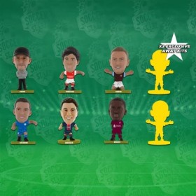 SoccerStarz Lancement de 8 Figurines lot Vert - Football Version 2022/23