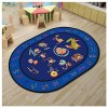 HAZARA Tapis De Jeu ABC Tapis pour Enfants, Numéro ABC Alphabet Graphics Tapis De Zone dapprentissage Éducatif, Tapis De Jeu