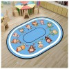 HAZARA Tapis De Jeu ABC Tapis pour Enfants, Numéro ABC Alphabet Graphics Tapis De Zone dapprentissage Éducatif, Tapis De Jeu