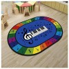 HAZARA Tapis De Jeu ABC Tapis pour Enfants, Numéro ABC Alphabet Graphics Tapis De Zone dapprentissage Éducatif, Tapis De Jeu