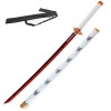 MAYKAR Épée De Samouraï Demon Slayer Blade Cosplay, 75cm/104cm Rengoku Kyoujurou Katana en Bois pour Fournitures De Fête dha