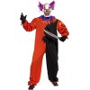 Smiffys Costume Bo Bo le clown effrayant et sinistre de cirque, avec combinaison-pantalo