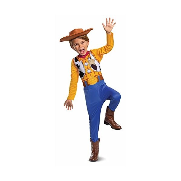 Disney Officiel Classic Toy Story Deguisement Woody Enfant Costume de Cowboy Enfant, Déguisement Toy Story Enfant, Garçon ave