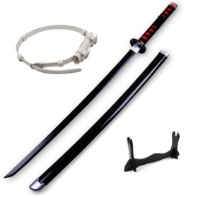 Épées Danime Tanjiro Épée Japonaise Katana Jouet Couteau Lame De Tueur De Démons Fait À La Main En Bois Pour Collection Cosp