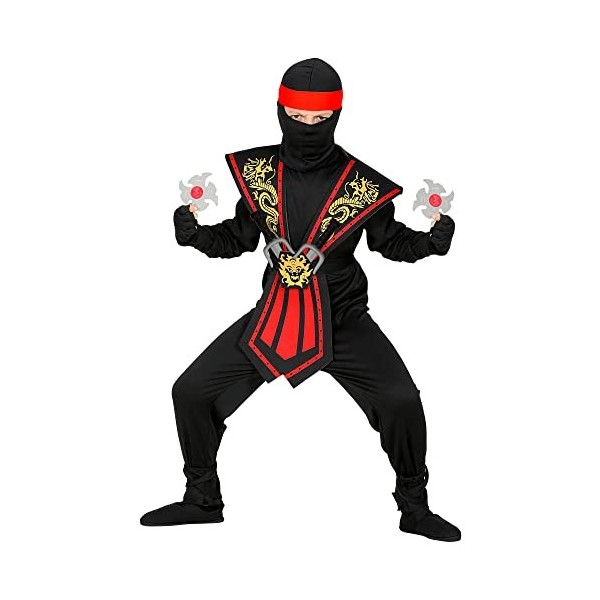 WIDMANN 38568 COSTUME NINJA ROSSO KOMBAT 11/13 CM158 3856