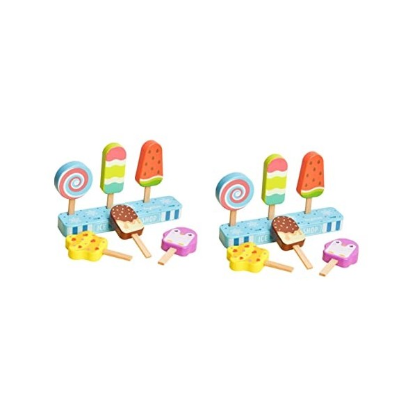 Alasum 1 Jeu Glace Simulée Jouets Pour Filles Jouet De Filles Faux Accessoire De Crème Glacée Modèle Dimitation De Crème Gla