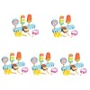 Alasum 1 Jeu Glace Simulée Jouets Pour Filles Jouet De Filles Faux Accessoire De Crème Glacée Modèle Dimitation De Crème Gla