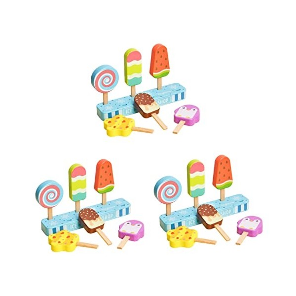 Alasum 1 Jeu Glace Simulée Jouets Pour Filles Jouet De Filles Faux Accessoire De Crème Glacée Modèle Dimitation De Crème Gla