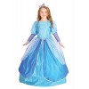 Ciao- Reine des Ghiacci Costume Carnaval, Girls, 18415.6-8, Multicolore, 6-8 Anni