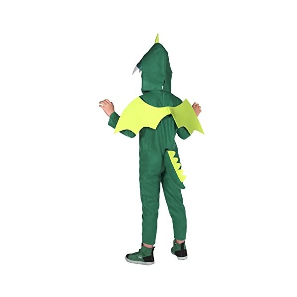 Ciao -Dragon Dragon Costume de déguisement enfant taille 4-6 ans , Couleur Vert, 11789.4-6