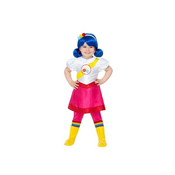 Smiffys 51663 Rainbow Kingdom Costume pour fille Multicolore Taille M 7-9 ans