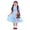 amscan 9906055 Déguisement de Dorothée Warner Bros Magicien dOz pour fille 6-8 ans Multicolore