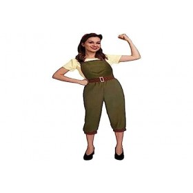 amscan 9905104 Costume adulte pour femme Land Girl Taille 36-38 Multicolore