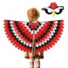 2 Pcs Oiseau Ailes, Costume dailes doiseaux Perroquet Costume DéGuisement dailes pour Les Spectacles Scolaires, Les FêTes 