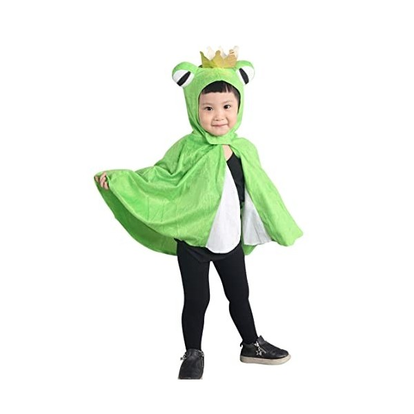 Costume de roi grenouille F147 taille 74-86 comme cape pour petits enfants bébés, grenouilles, costume de carnaval, costume d