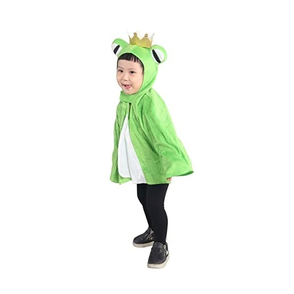 Costume de roi grenouille F147 taille 74-86 comme cape pour petits enfants bébés, grenouilles, costume de carnaval, costume d