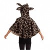 Krause & Sohn Cape de Girafe pour Enfants Costume de Carnaval pour Animaux Costumes dune Seule Taille Cape enf