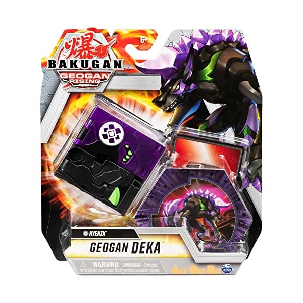 Bakugan Geogan Deka, Hyenix, Figurine de collection géante, pour enfants à partir de 6 ans