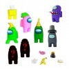 Bizak Among Us S2 Pack de 8 Figurines - Moyen Corps 64112270 Multicolore