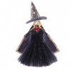 Xiaojiu DéGuisement Enfant Fille Deguisement De Sorciere,Costume Halloween Enfant Fille Robe Fille Rouge Black Costume Jupe N